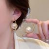 Simple And Exquisite Temperament Pearl Versatile Light Luxury Design Stud Earrings