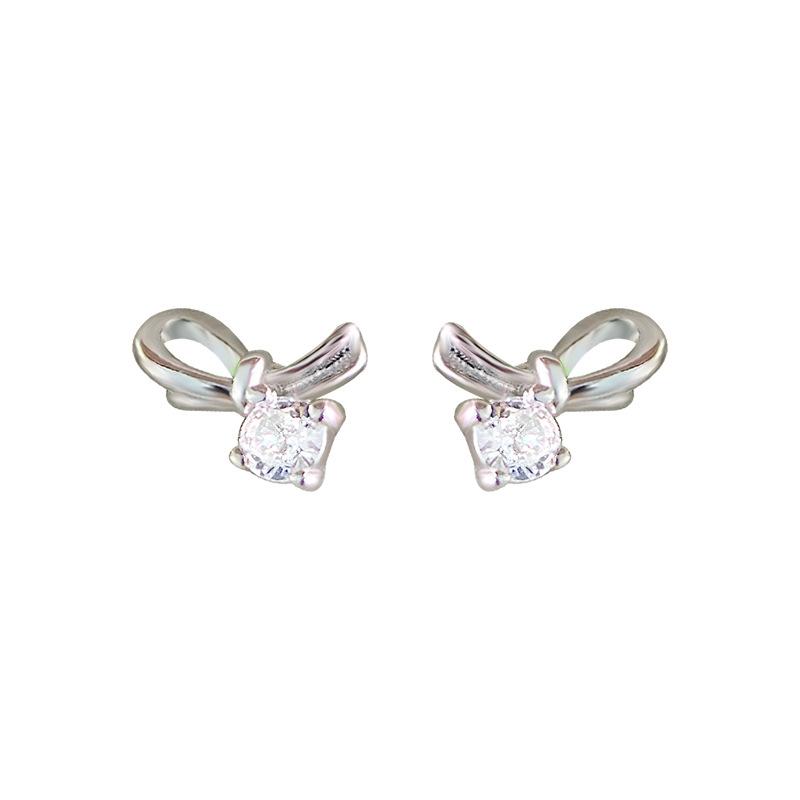 Милые и нежные серьги-бантики для женщин