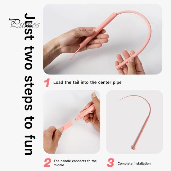 Игрушка-дразнилка для кошек, силиконовая игрушка с хвостом мыши, кошачья дразнящая палочка, устойчивая к укусам, интерактивная игрушка-палочка для кошек, товары для домашних животных