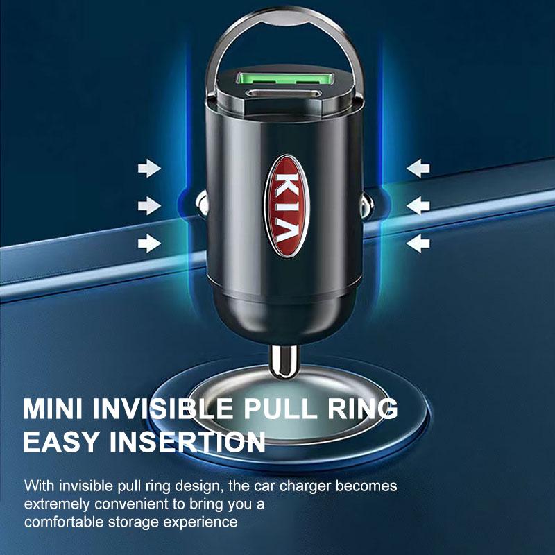 1 шт. Автомобильное зарядное устройство USB Type-C Адаптер быстрой зарядки Автоаксессуары Для KIA Ceed Rio Sportage R K3 K4 K5 K6 K7 K8 Ceed Sorento Cerato Optima