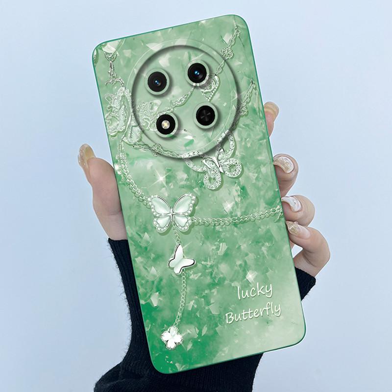 For Honor X9C 2024 Case Simplicity Flower Liquid Soft Silicone Back Cover for HonorX9c X 9C Phone Funda Magic7 Lite Bumper Shell