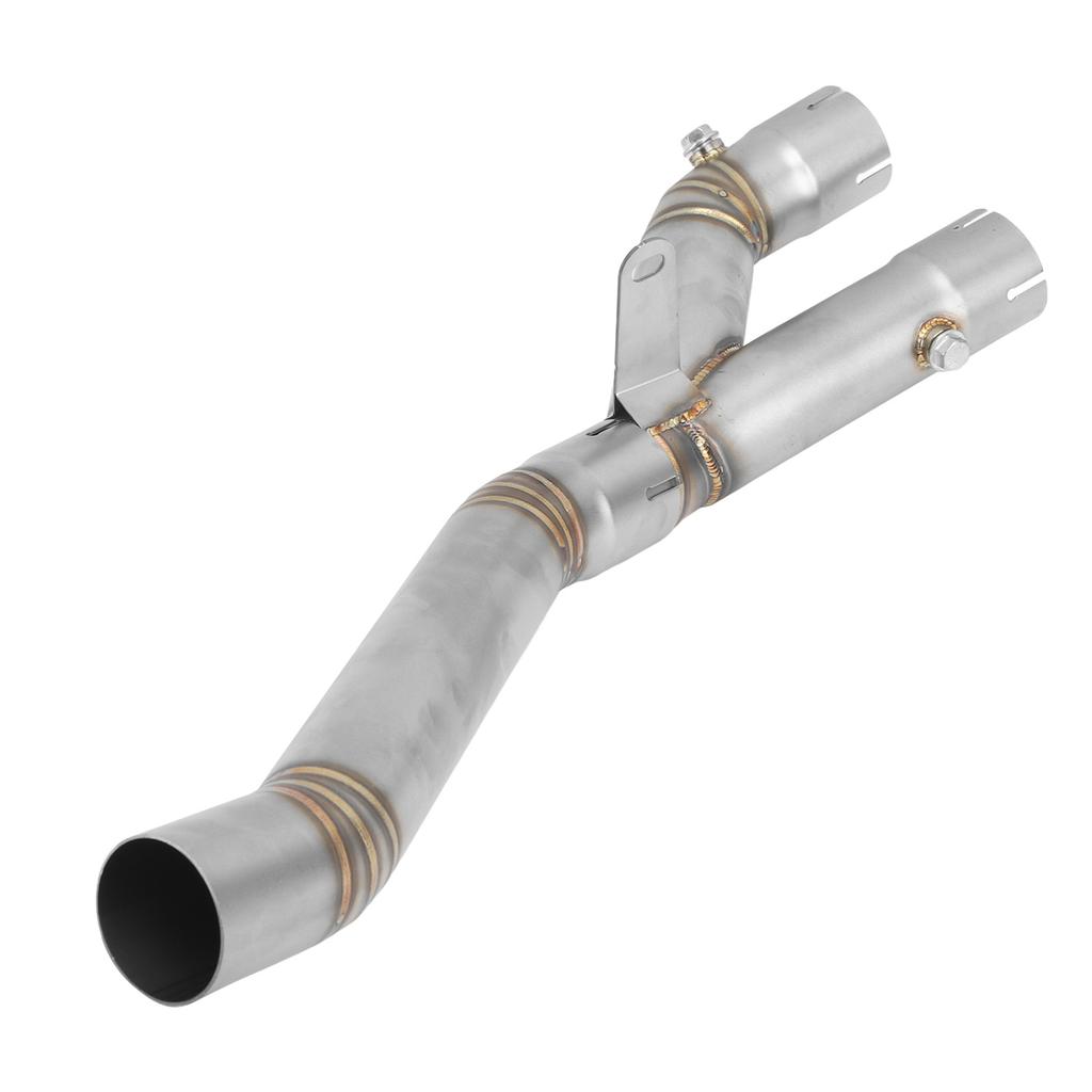 Motorcycle Exhaust Mid Pipe Stainless Steel Catalyst Middle Link Pipe for MT‑10 SP FZ‑10 2022 to 2023