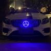 AABGZ1 Car Front Grilled Star Emblem LED Illuminated Logo White Blue Red Light for Mercedes Benz W253 W204 W205 W213 glc gle w166 w176