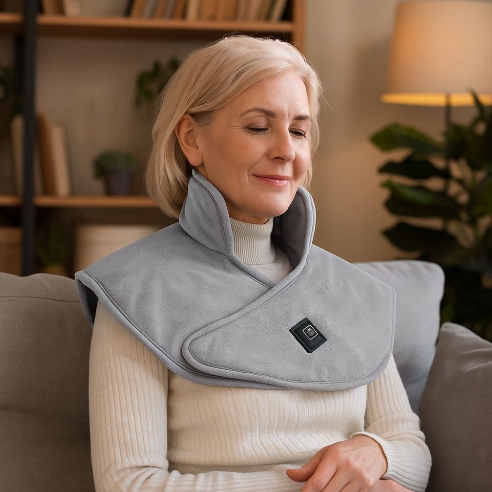 Электрическая грелка-шаль с тремя режимами, мягкая, удобная, с подогревом для шеи, плечевая накладка с подогревом, для дома