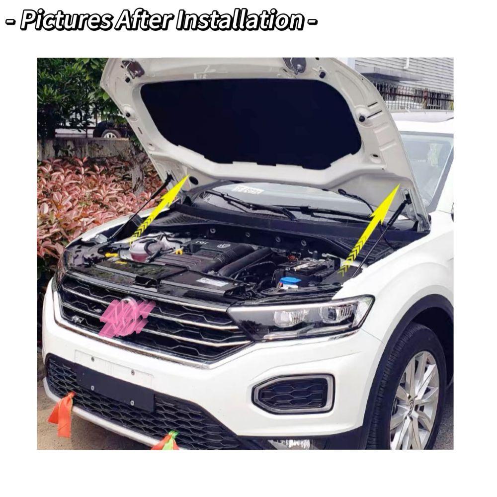 Для Volkswagen T-Roc 2017–2023 2024 VW TROC Передний капот Модификация стоек Подъемная опора Штанга Пружина Амортизатор Поршень Демпфер