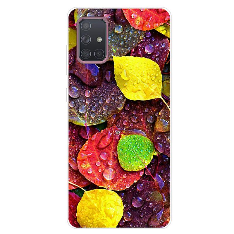 For Samsung Galaxy A51 A71 Case Soft Silicone Cute Cartoon Panda Phone Cases For Samsung A 51 A515F Galaxy A71 A715F Cover Funda