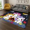 Dream Unicorn Cute Cartoon Girl Carpet Rug for Bedroom Living Room Sofa Playroom Doormat Home Decor,Kid Game Area Rug Non-slip