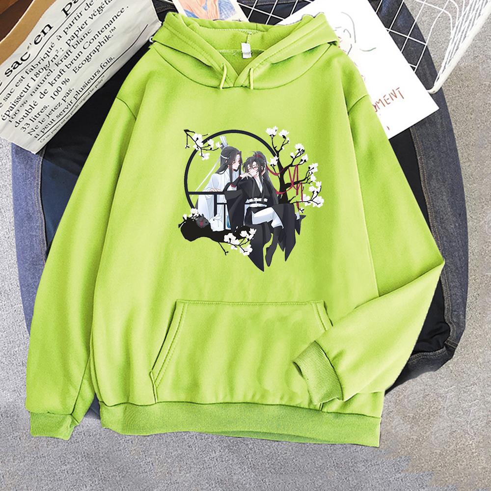 Anime Mo Dao Zu Shi Hoodie Streetwear Women The Untamed Lan WangJi Wei Wu Xian Print Hoodies Harajuku Itself Sweatshirt Moletom