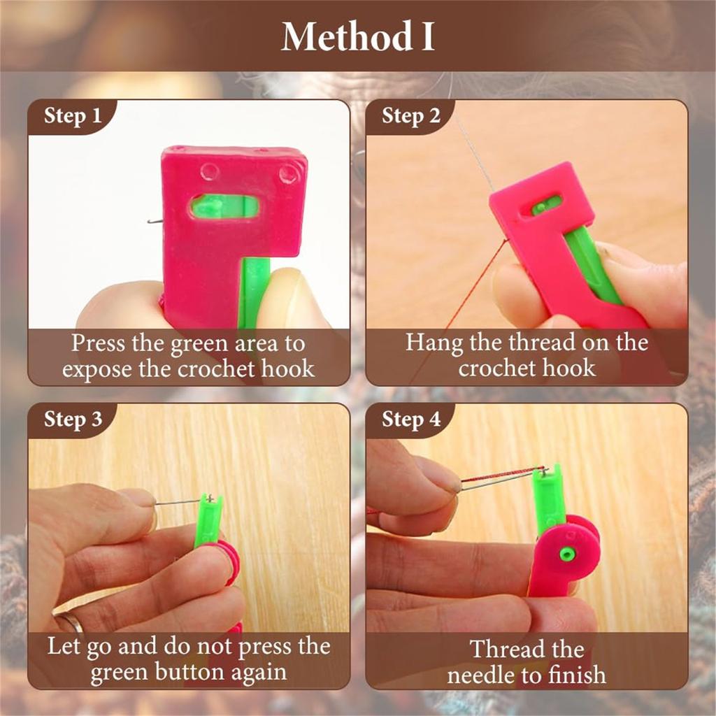 Upgraded Automatic Needle Threader, New Sewing Machine Needle Threader For Hand Sewing Plastic, Quick Sewing Machine Loop Needle Threaders