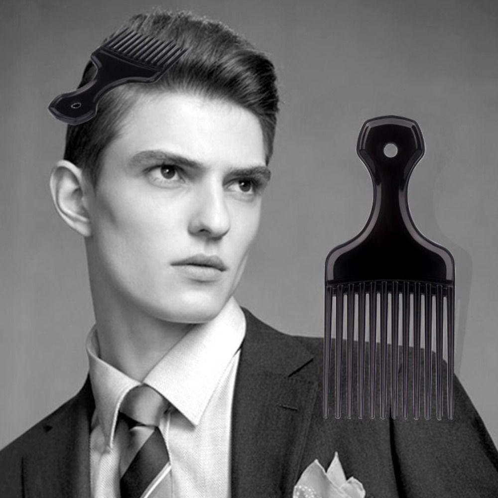 Пластиковые вставки для волос Гребни Черный Pick Comb Инструменты для укладки волос Вилка Расческа Парикмахерская