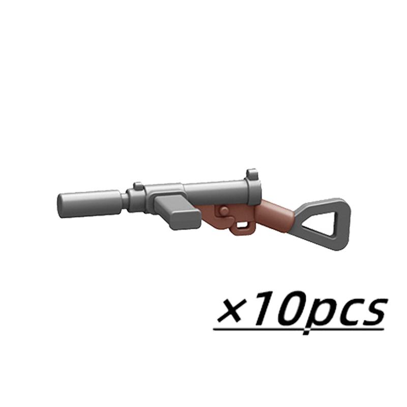 Военный строительный блок Второй мировой войны, фигурка солдата, оружие, игрушечный пистолет, снайпер, автомат, карабин АК, винтовка, аксессуары, армейские кирпичи, модель B081