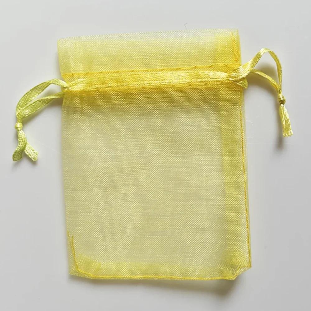 10/100pcs Organza Gift Packaging Bag Multi-color Candy Jewelry Storage Bag Wedding Christmas Party Decoration Gift Pouches