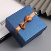 Ribbon Bow Gift Box with Cushion Valentine's Day Bridesmaid Wedding Birthday Present Wrapping Box with Lid Portable Jewelry Packaging