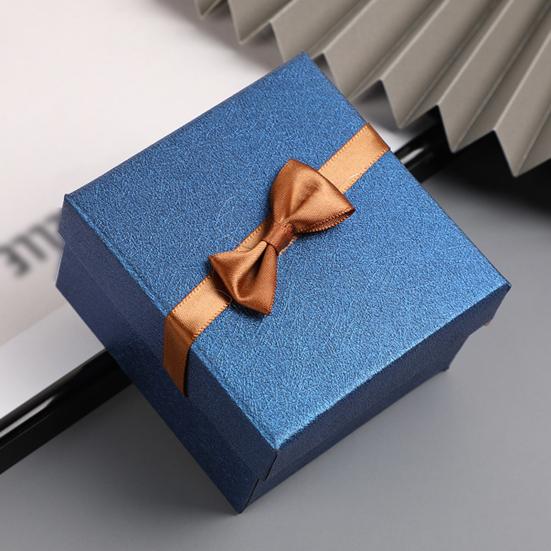 Подарочная коробка с ленточным бантом и подушечкой на День святого Валентина, для подружки невесты, на свадьбу, на день рождения, упаковочная коробка с крышкой, портативная коробка для упаковки ювелирных изделий