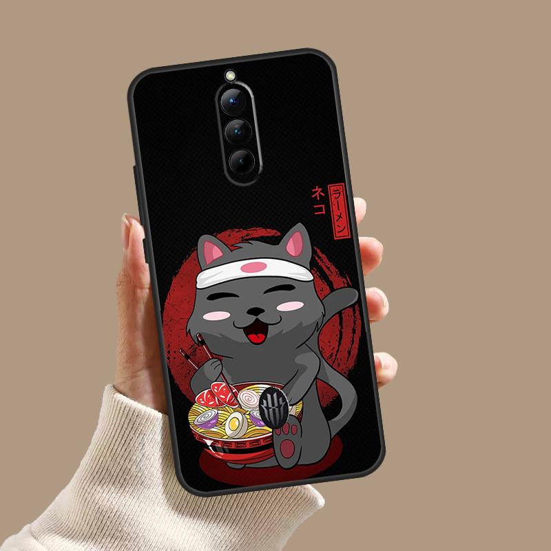 Чехол Рамен Кот Японское Искусство для ZTE Nubia Red Magic 10S 9S 8S 8 9 10 11 Pro Plus 6 7 6S 7S Pro 5G 6R 10 Air