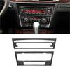 Накладка на панель консоли CD и AC из углеродного волокна для BMW 3 серии E90 E92 2005-2012 гг.
