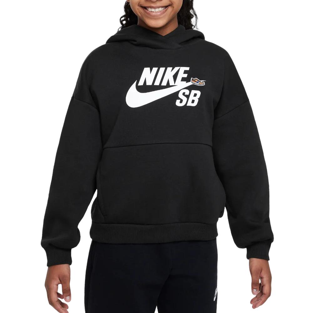 Nike Худи с логотипом-буквой Детские худи Черный FD3154-011