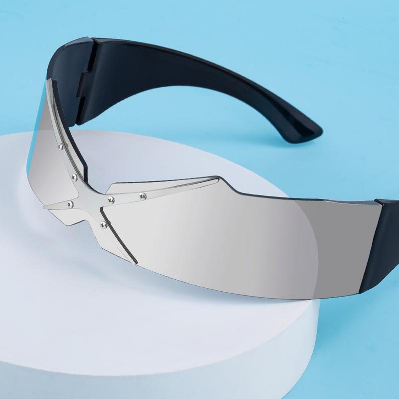 Модные солнцезащитные очки без оправы женские модные высококачественные солнцезащитные очки в стиле Y2K для мужчин