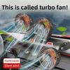 Мощный Бесшумный 3-головочный USB Автомобильный Вентилятор, 24В для Грузовиков, 12В для Фургонов