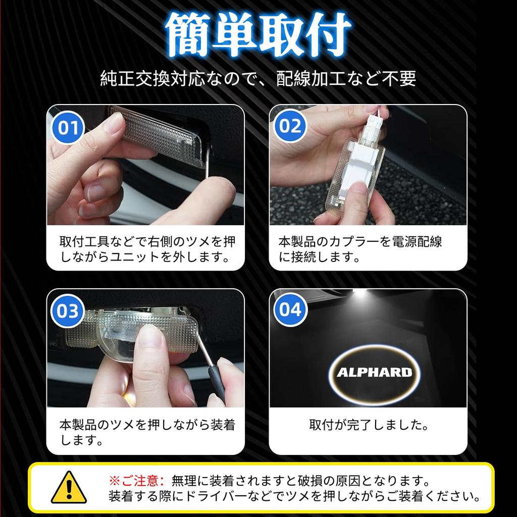 NEIFILES Проекция логотипа Alphard Ghost Shadow Лазерный логотип Light Alphard 20 Series 30 Series Hybrid Включая Toyota Courtesy Lamp Car Courtesy Lam