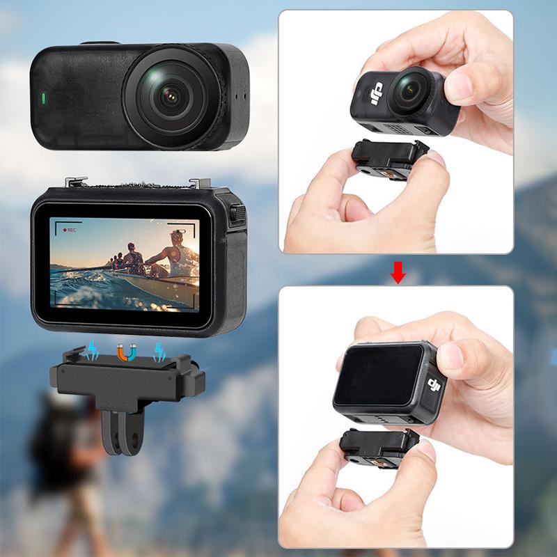 Подходит для Dji Osmo Nano Магнитный Адаптер Установки Основание Штатива Камеры Складная Установка Фиксированный Штатив Быстросъемный