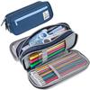 Large Capacity Pencil Case Organizer, Multifunctional Extra Big Pencil Pouch withCompartmens, Travel Simple Stationery Pen Bag,