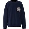 ONITSUKA TIGER Sweat Round Neck Soft Comfortable Fashion Sweatshirt Unisex Sweatshirt Blue 2183B394-400