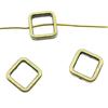 Antique Bronze Color 10Pieces Brand: WYISYWG Rectangular Hollow Small Hole Spacers Beads Handmade Gifts Crafts 11x11x3mm