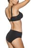 Soft Women's Bra with Smooth Cups and Wide Straps, Black Soft Women's Bra with Smooth Cups and Wide Straps, Black
