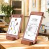 Solid Wood Menu Board Restaurant Wine Order Single Clip Bar Retro Table Card Bill Board Clip Writing Board Clipboard