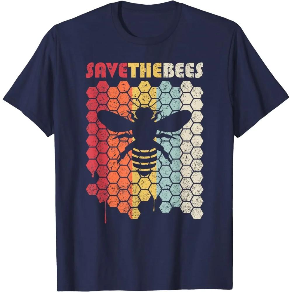 Save The Bees Shirt. Retro Style Climate Change T-Shirt