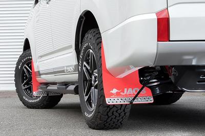 Комплект передних грязезащитных щитков Jaos Mudguards III Красный для Delica Дизель B621306F D5 19+