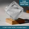 Weather Forecast Glass Bottle Ornament, Small Cube Storm Bottle, Creative Birthday Gift, Novel and Practical Ornament