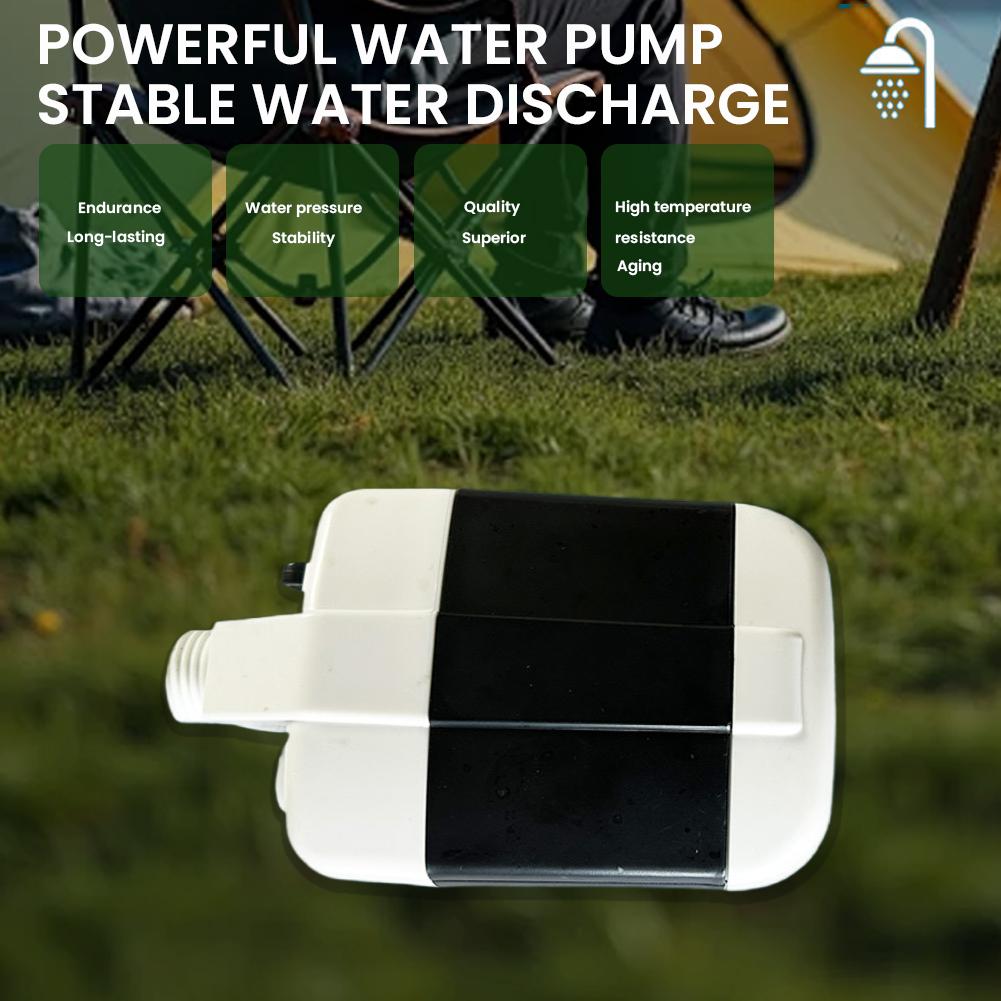 Portable Electric Camping Shower with 1.5M Hose Outdoor Shower Head Sprayer Multiple Camping Spray Pump Shower for Hiking Travel