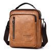 Мужская сумка через плечо, кожаная сумка-мессенджер, водонепроницаемый портфель, дорожная сумка