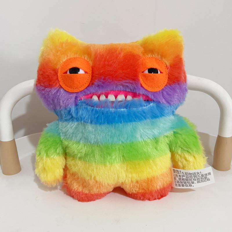 Colorful Fuggler Monster Stuffed Animal With Pp Cotton Filling For Kids Gift