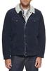 Demi-season Jacket Corduroy Sherpa Lined Trucker Jacke
