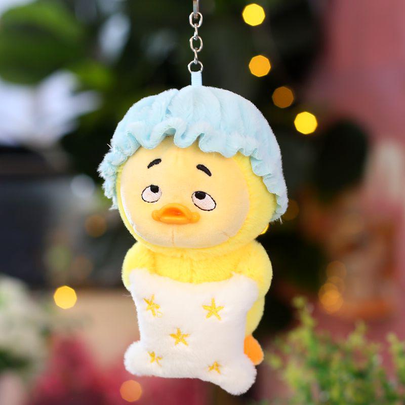 Creative Cartoon Annoyed Duck Plush Toy Pendant - Little Duck Bag Charm