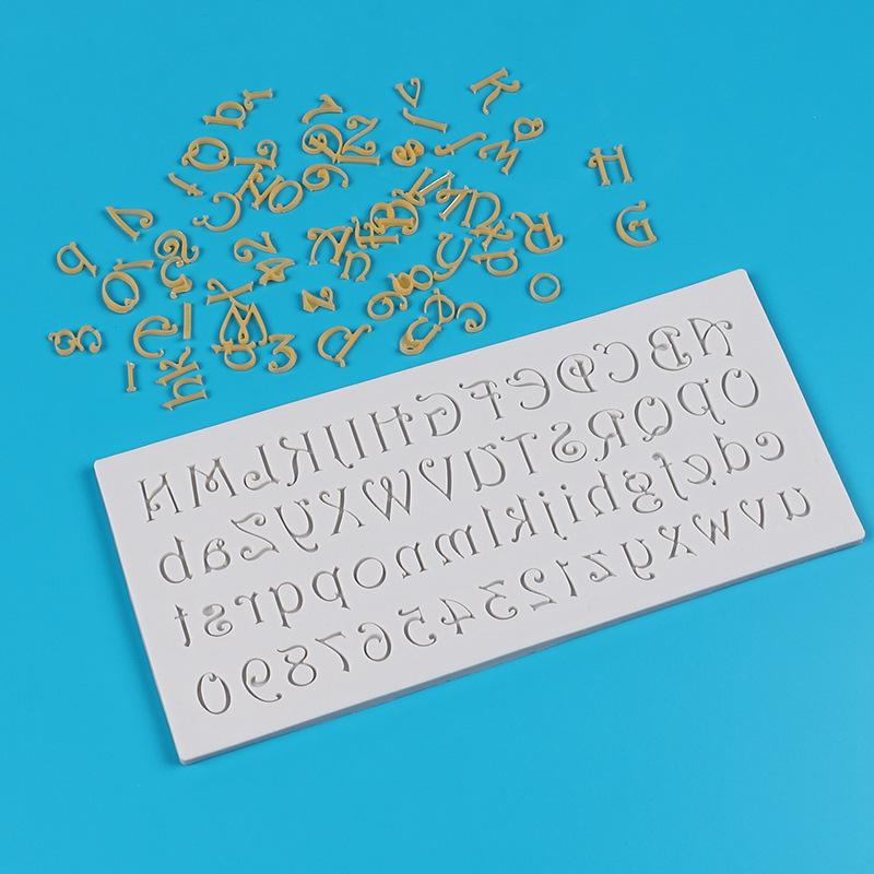 Форма для шоколада и мастики «Абстрактное искусство» для букв и цифр (Сделай сам)