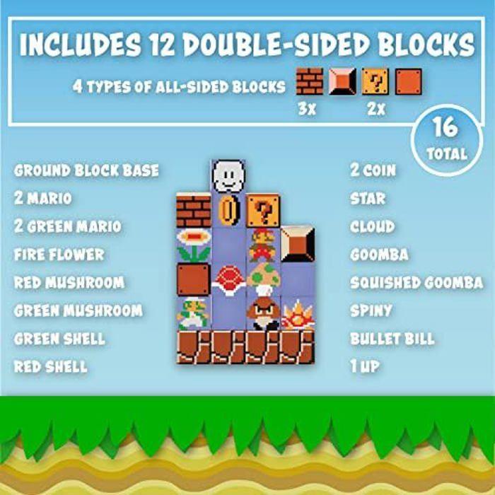 Lampe Super Mario Bros. - Paladone - Construit un niveau - LED - Multicolore - 27,4 x 20,2 x 5,4 cm