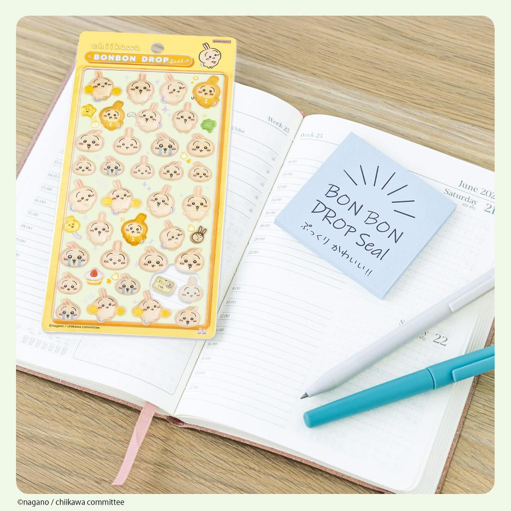 Канцелярские товары Sun-Star Stationery Chiikawa Rabbit Bonbon Drop Stickers S8542910 - Милые Кавайные Наклейки с Дизайном Кролика