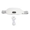 Menstrual Heated Belt Hot Compress Promote Circulation Electric Waist Belt for Wome White
