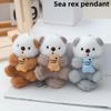 Soft Sea Otter Plushie With Long Fur Pp Cotton Filling Stuffed Animal Kids For