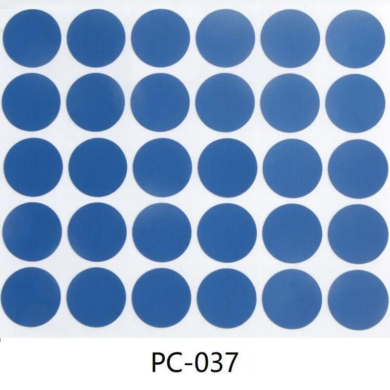 54pcs/Sheet Self Adhesive Furniture Screw Cap Cover Stickers PVC Round Stickers For Wood Craft Desk Cabinet Decorative Decals