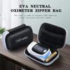 Hard EVA Fingertip Pulse Oximeter Bag Zipper Finger Pulse Oximeter Pouch  Data Cable