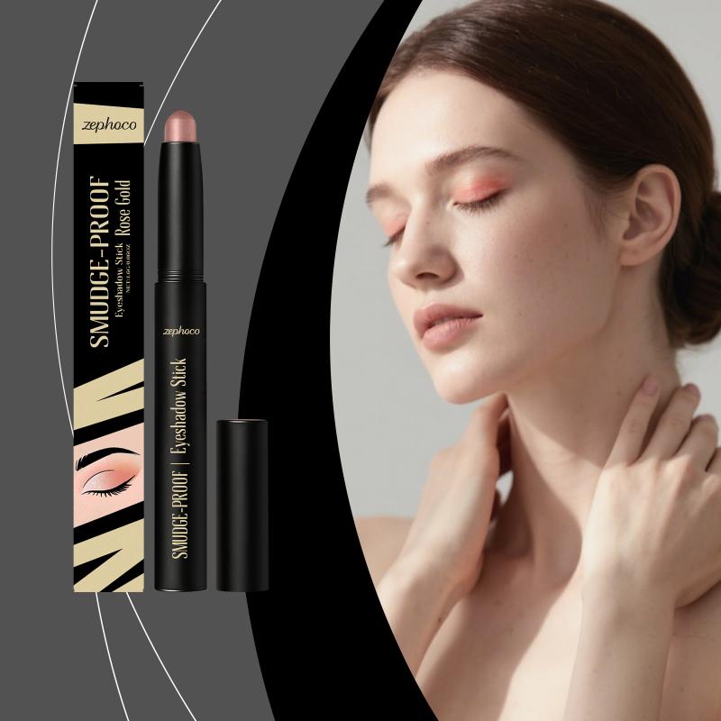 Sweat Proof Waterproof Eye Shadow Stick Quick Apply Long Lasting Cream Pen for Gym Lovers and Runners