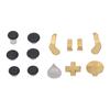 13 Pcs Set Controller Thumbsticks Paddles D Pads Stylish Textured Grip Controller Accessories for