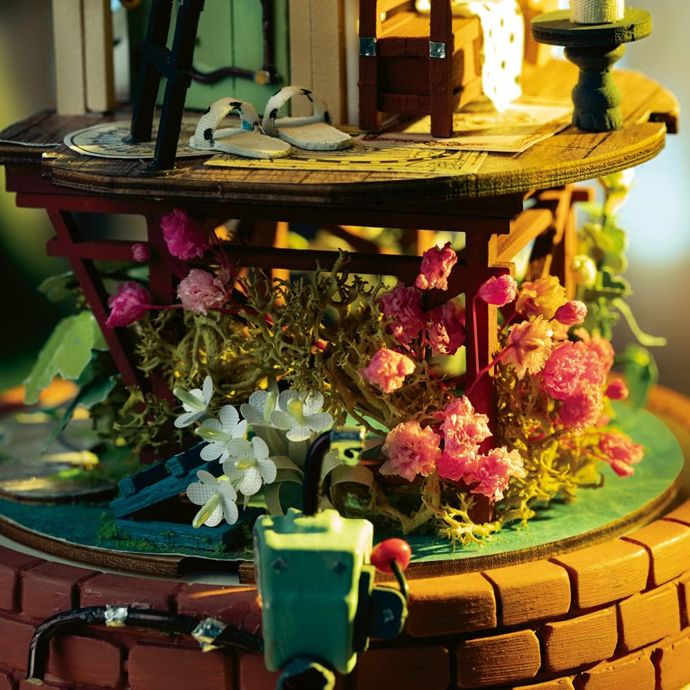 Официальное руководство по эксплуатации Robotime DIY миниатюрный кукольный домик серии DS Tsukurunsu® [продажа в Японии/включен японский язык] (Звездная ночь)