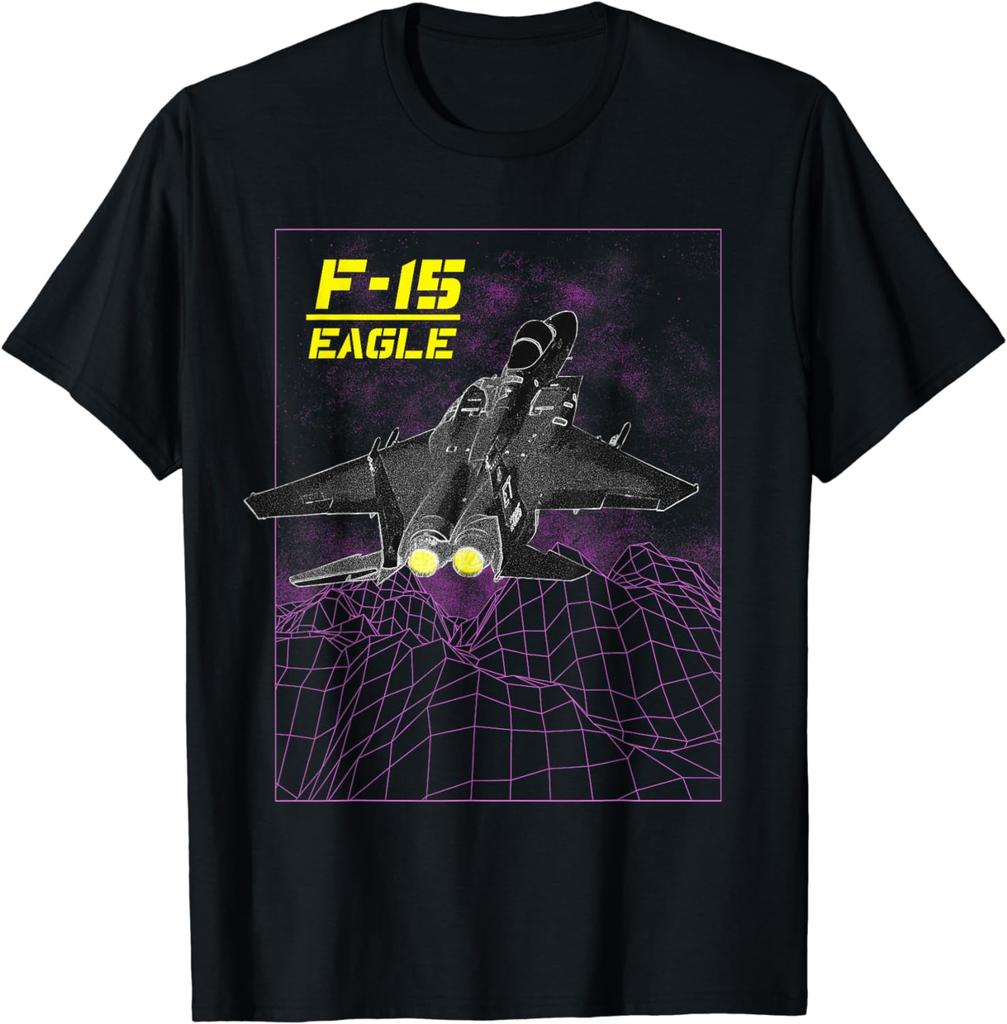 F15 Eagle Fighter Jet Men TShirt Short Sleeve Casual Cotton ONeck Shirts