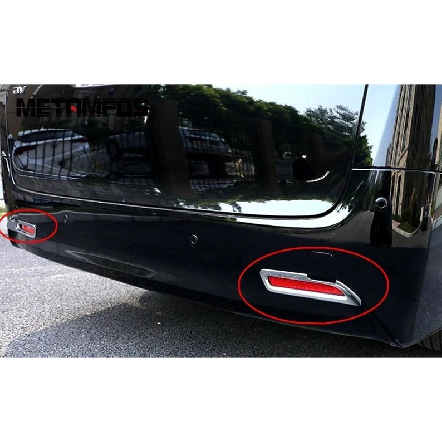 Аксессуары Для Toyota Alphard Vellfire 2016- Хромированная Накладка на Задний Противотуманный Фонарь Рамка Защиты Бампера